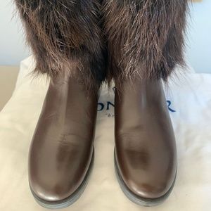 MONCLER Picadilly fur boot